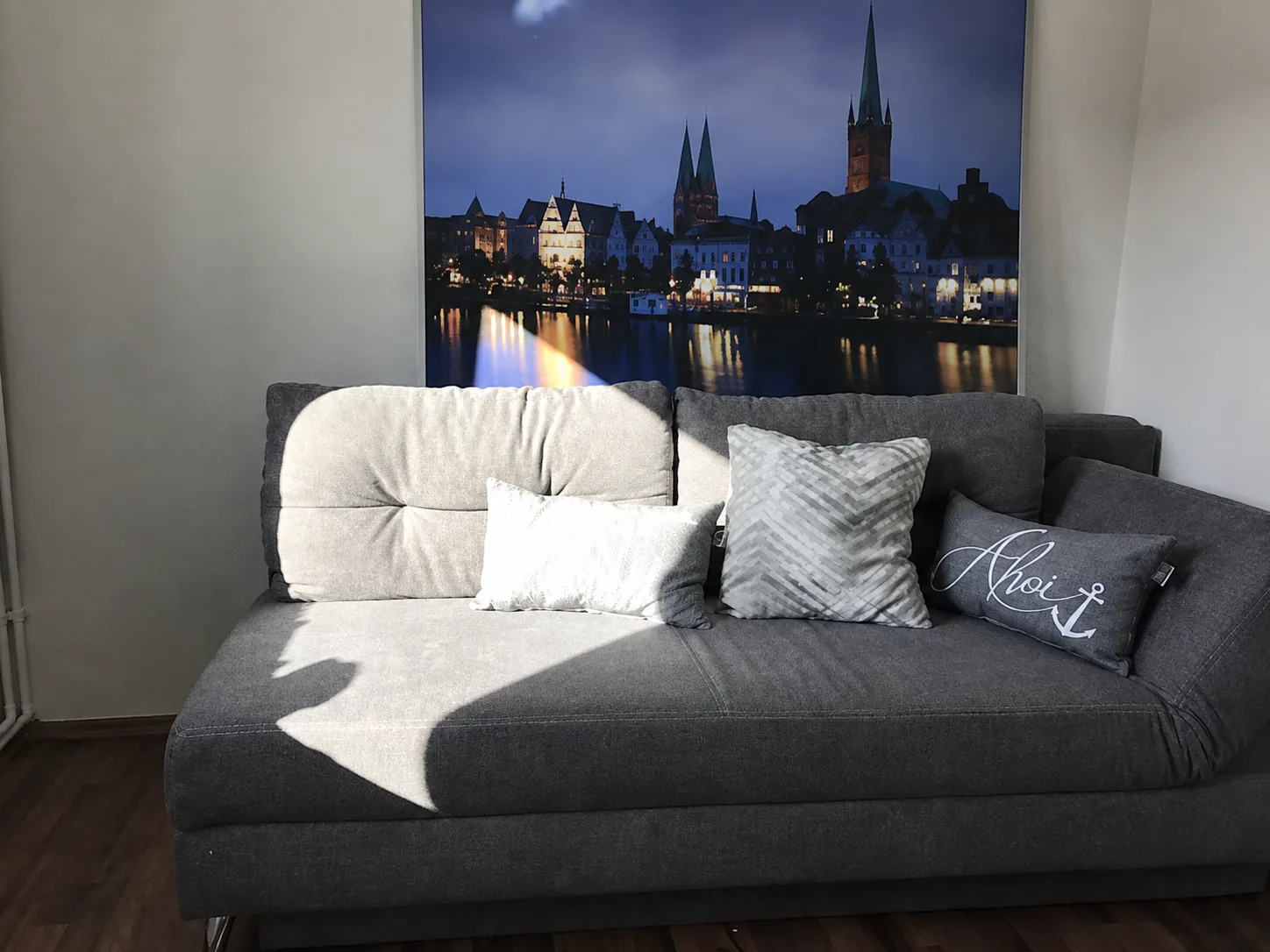 Schlafsofa im Ferienhaus Meernah